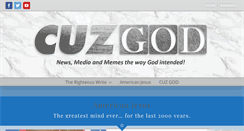 Desktop Screenshot of cuzgod.com